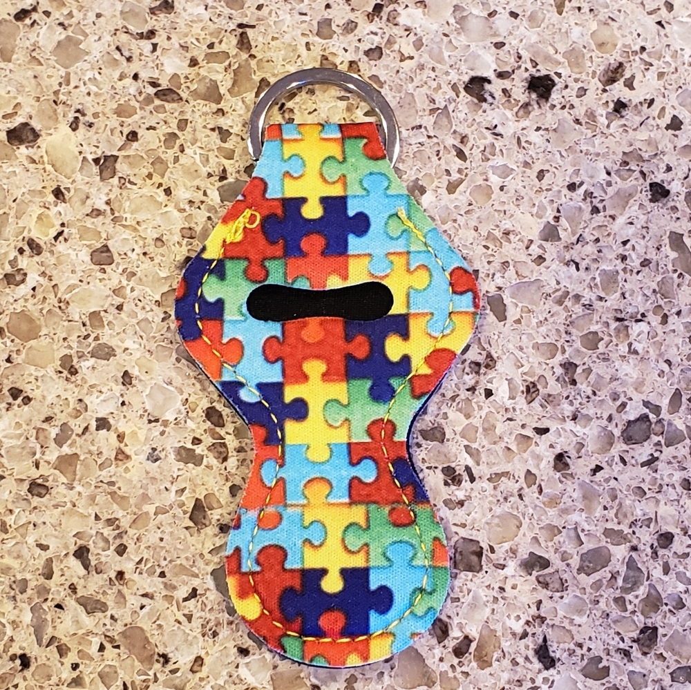 Autism awareness Chapstick holder (2/$5)
